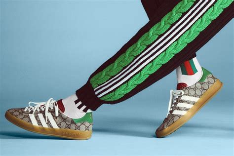 adidas x gucci green shoes|Gucci Adidas shoes for men.